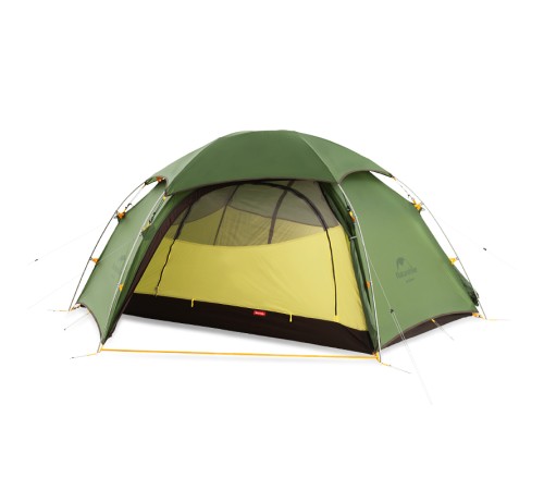 Палатка Naturehike Сloud Peak NH17K240-Y 20D двухместная, зеленая