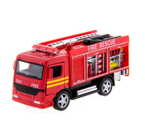 Машина Kinsmart Пожарная машина Rescue Fire Engine инерция (1/12шт.) б/к