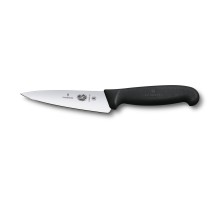 Нож разделочный VICTORINOX Fibrox с лезвием 12 см, чёрный
