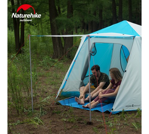 Стойки для тента Naturehike NH19PJ042 оцинкованное железо 2,4 м 4 секции (2шт), 6927595741931