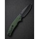 Складной нож SENCUT Slashkin D2 Steel Black Handle Green Canvas Micarta