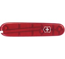 Передняя накладка для ножей VICTORINOX 91 мм, пластиковая, полупрозрачная красная