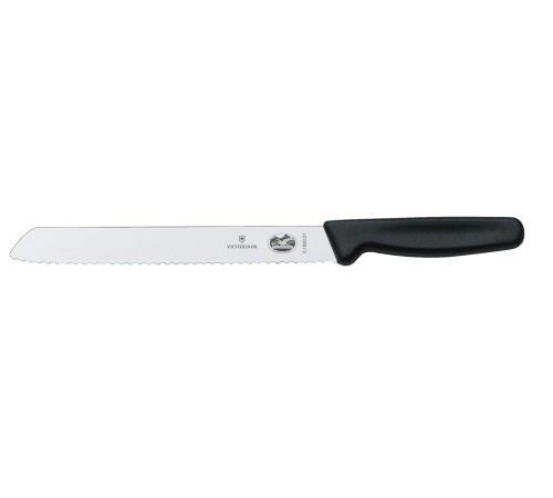 Набор из 9 столовых приборов VICTORINOX: 6 ножей, вилка д/мяса, ножницы, мусат, в буковой подставке
