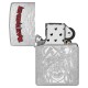 Зажигалка ZIPPO Iron Maiden с покрытием Street Chrome, латунь/сталь, серебристая, 38x13x57 мм