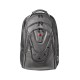 Рюкзак WENGER Ibex Leather 17”, серый, полиэстер/кожа, 34x27x48 см, 27 л