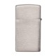 Зажигалка ZIPPO Slim® с покрытием Brushed Chrome, латунь/сталь, серебристая, матовая, 29x10x60 мм