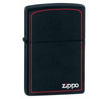 Зажигалка ZIPPO Classic с покрытием Black Matte, латунь/сталь, чёрная, матовая, 38x13x57 мм