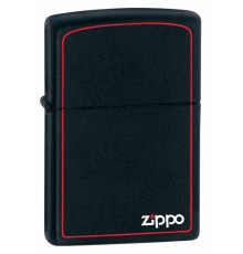 Зажигалка ZIPPO Classic с покрытием Black Matte, латунь/сталь, чёрная, матовая, 38x13x57 мм