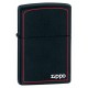 Зажигалка ZIPPO Classic с покрытием Black Matte, латунь/сталь, чёрная, матовая, 38x13x57 мм