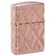 Зажигалка ZIPPO Armor® Geometric с покрытием Rose Gold, латунь/сталь, розовое золото, 38x13x57 мм