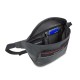 Сумка на пояс SWISSGEAR, серая, полиэстер с плетением рип-стоп, 38 x 5 x 15 см