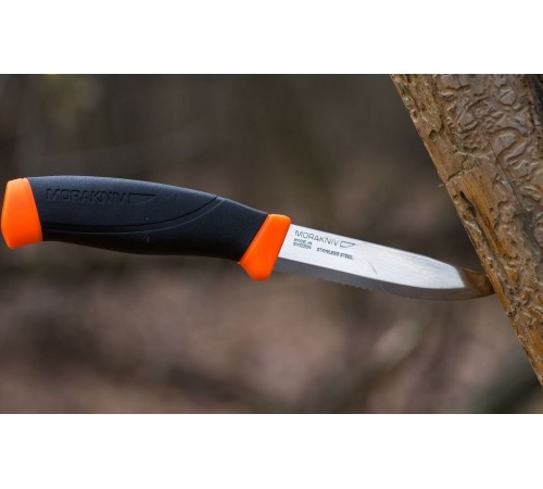 Нож Morakniv Companion F Serrated, нержавеющая сталь, 11829