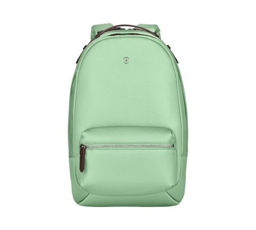 Рюкзак VICTORINOX Victoria Classic Business Backpack, мятный, нейлон/кожа/микрозамша, 27x21x41 см