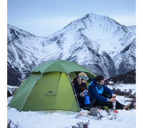 Палатка Naturehike Сloud Peak NH17K240-Y 20D двухместная, зеленая