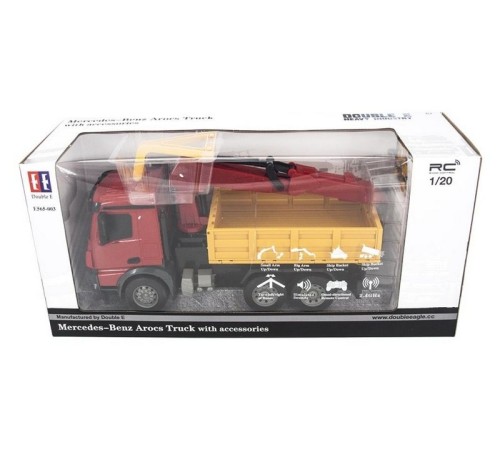 Радиоуправляемый кран Double Eagle Mercedes-Benz Arocs 1:20 2.4G