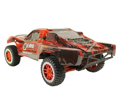 Радиоуправляемый шорт-корс Remo Hobby 9EMU Brushless (красный) 4WD 2.4G 1/8 RTR