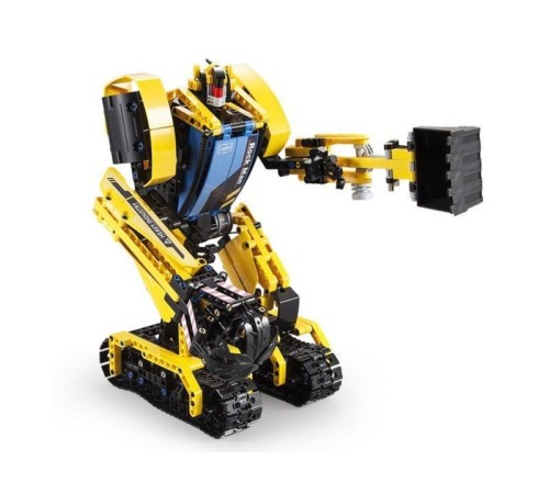 Радиоуправляемый конструктор CADA 2 в 1 экскаватор ROCK MAN (930 деталей)