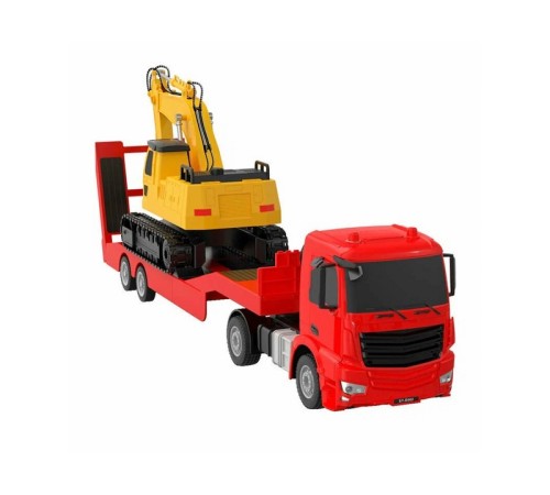 Радиоуправляемый тягач с тралом Double Eagle Mercedes-Benz Aroсs 1/26 2.4G RTR