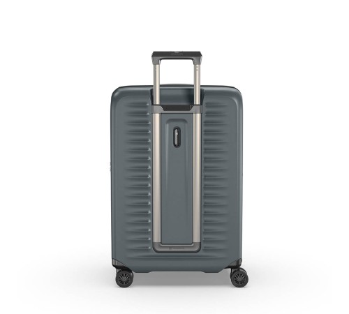 Чемодан VICTORINOX Airox Advanced, серо-синий матовый, 100% поликарбонат Makrolon, 46x29x69 см, 75 л