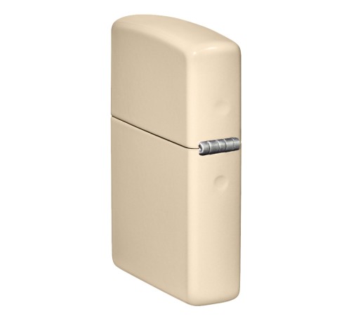 Зажигалка ZIPPO Classic с покрытием Flat Sand, латунь/сталь, бежевая, матовая, 38x13x57 мм