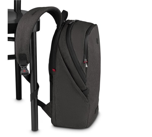 Рюкзак WENGER MX Light 16”, серый, 100% полиэстер, 31х20х44 см, 21 л