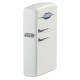 Зажигалка ZIPPO Retro Fridge Design с покрытием White Matte, латунь/сталь, серебристая, 38x13x57 мм