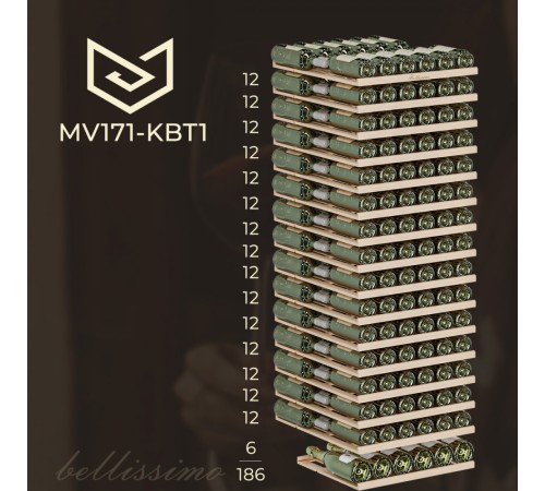 Винный шкаф Meyvel MV171-KBT1