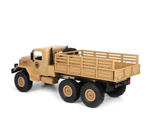 Радиоуправляемая машина WPL B-16R военный грузовик (песочный) 6WD 2.4G 1/16 RTR