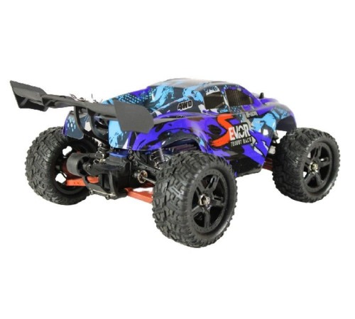 Радиоуправляемая трагги Remo Hobby S EVO-R Brushless UPGRADE V2.0 (синяя) 4WD 2.4G 1/16 RTR