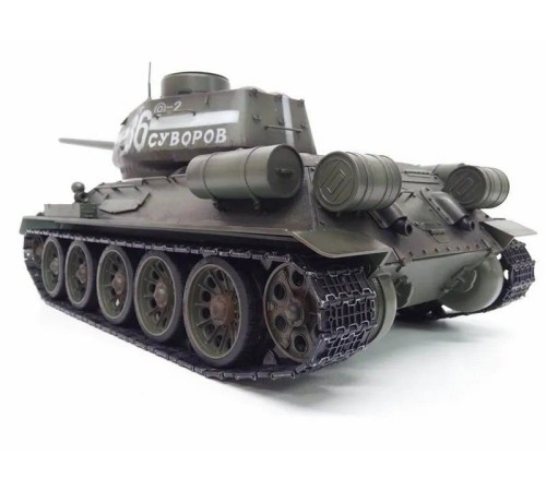 Р/У танк Taigen 1/16 T34-85 (СССР) откат ствола (для ИК боя) V3 2.4G RTR