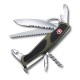 Нож перочинный VICTORINOX RangerGrip 179, 130 мм, 12 функций, с фиксатором лезвия, зелёный с чёрным