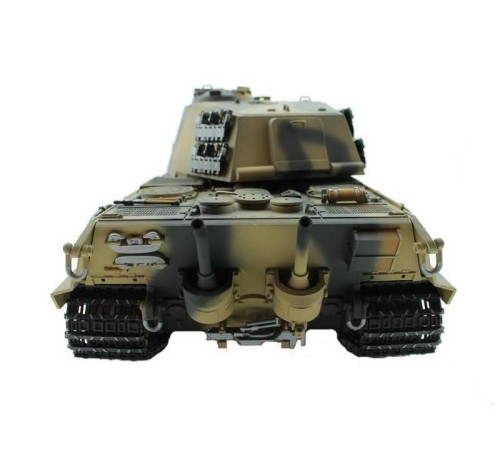 Радиоуправляемый танк Torro King Tiger 1/16, ВВ-пушка, дым, деревянная коробка V3.0 2.4G RTR