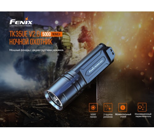 Фонарь Fenix TK35UE V2.0, TK35UEV20