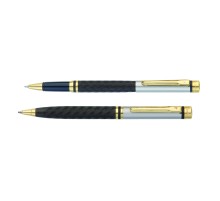 Набор Pierre Cardin PEN&PEN: ручка шариковая + роллер. Цвет - черный. Упаковка Е.