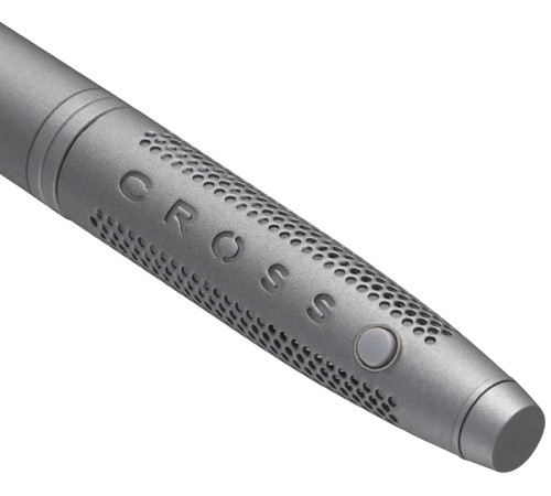 Шариковая ручка Cross Lumina Titanuim Grey Lacquer с LED подсветкой. Цвет - черный.
