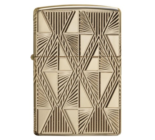 Зажигалка ZIPPO Armor® с покрытием High Polish Gold Plate, латунь/сталь, золотистая, 38x13x57 мм