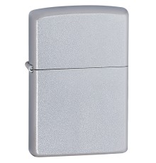Зажигалка ZIPPO Classic с покрытием Satin Chrome™, латунь/сталь, серебристая, матовая, 38x13x57 мм