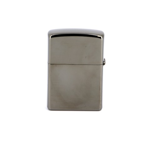 Зажигалка ZIPPO Classic с покрытием Black Ice ®, латунь/сталь, чёрная, глянцевая, 36x12x56 мм