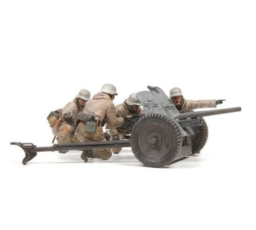 Сборная модель ZVEZDA Немецкая противотанковая пушка ПАК-36 с расчетом, 1/35