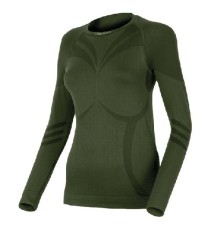 Футболка женская Atala/ дл. рукав/ синтетика/ зеленый/ S-M, Atala6262SM