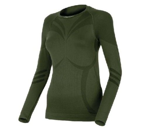 Футболка женская Atala/ дл. рукав/ синтетика/ зеленый/ S-M, Atala6262SM