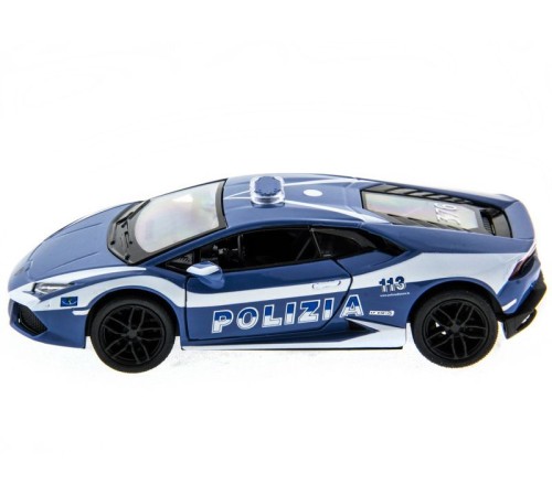 Машина Kinsmart Lamborghini Huracan (Police) инерция (1/12шт.) 1:36 б/к