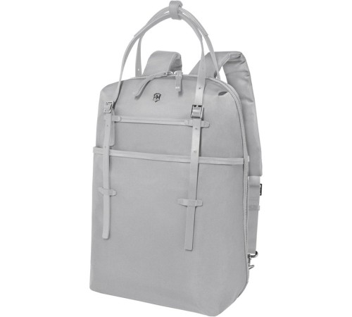 Сумка-рюкзак VICTORINOX Victoria Harmony 15,6'', серебристая, нейлон/кожа/микрозамша, 28x13x41 см