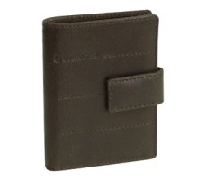 Визитница WENGER Street Hunter, коричневый, воловья кожа, 8х11х1 см