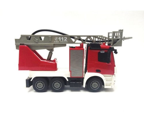 Радиоуправляемая пожарная машина Double Eagle Mercedes-Benz ANTOS 1/26 2.4G брызгает водой RTR