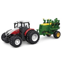 Р/У фермерский трактор Korody с зерновой сеялкой, двойные колеса 1/24 2.4G 6CH RTR