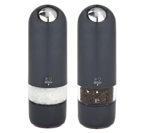 Набор электрических мельниц для специй Peugeot Alaska Duo Black, 17 мм