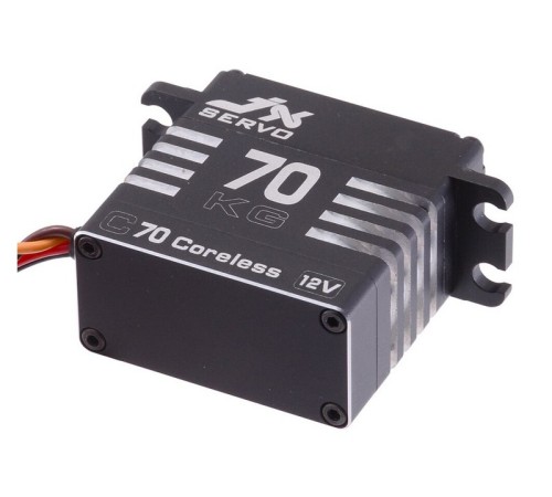 Сервомашинка цифровая JX Servo B70 (87г/72/0.10/12.0V) бесколлекторная, Full metal