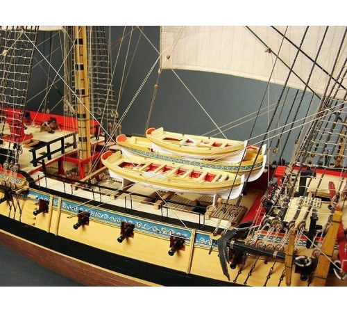 Сборная картонная модель Shipyard фрегат HMS Enterprize (№69), 1/96