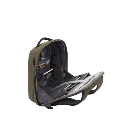 Рюкзак-антивор SWISSGEAR 15'', хаки, Heather 600D, 31 x 16 x 47 см, 23 л